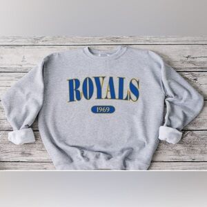Royals Offset Crewneck